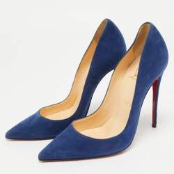 Christian Louboutin Black Patent Leather Lady Peep Toe Pumps Size