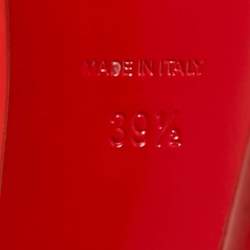 Pre Owned Christian Louboutin Pink Patent Leather Pigalle Follies Pumps Size 39.5