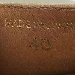 Pre Owned Christian Louboutin Light Green Canvas Cairo Loubi Espadrille Loafers Size 40