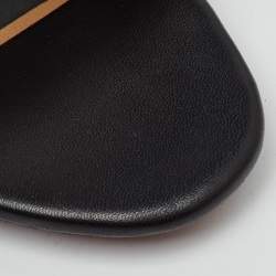 Pre Owned Christian Louboutin Black Leather Charleze Strappy Sandals Size 39