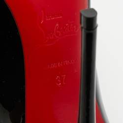 مملوكة مسبقًا Christian Louboutin Black Suede So Kate Pumps Size 37