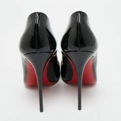 مملوكة مسبقًا Christian Louboutin Black Suede So Kate Pumps Size 37