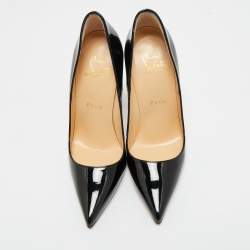 مملوكة مسبقًا Christian Louboutin Black Suede So Kate Pumps Size 37