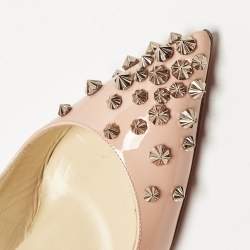 Pre Owned Christian Louboutin Pink Patent Leather Drama Slingback Pumps Size 36