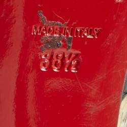 Pre Owned Christian Louboutin Multicolor Python Leather Pigalle Follies Pumps Size 38.5