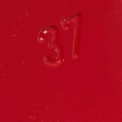 Pre Owned Christian Louboutin Multicolor Hawaii Floral Print Crackled Patent Leather So Kate Pumps Size 37