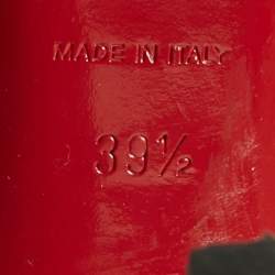 Pre Owned Christian Louboutin Black Patent Leather New Simple Pumps Size 39.5