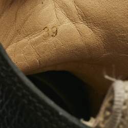 Pre Owned Christian Louboutin Multicolor Leather Fun Louis Junior High Top Sneakers Size 39