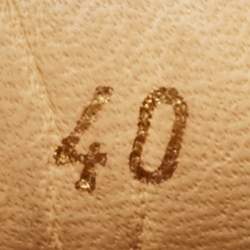 Pre Owned Christian Louboutin Multicolor Glitter Bip-Bip High Top Sneakers Size 40