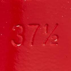 Pre Owned Christian Louboutin Multicolor Python Embossed Leather Iriza D'orsay Pumps Size 37.5