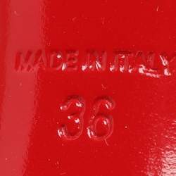 Pre Owned حذاء كعب عالي كريستيان لوبوتان بيغال فوليز جلد فضي بمقدمة مدببة مقاس 36