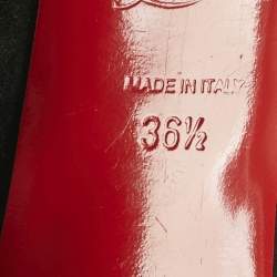 مملوكة مسبقًا Christian Louboutin Black Suede Belle Ankle Boots Size 36.5