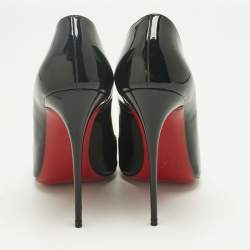 Pre Owned Christian Louboutin Black Patent Leather So Kate Pumps Size 42