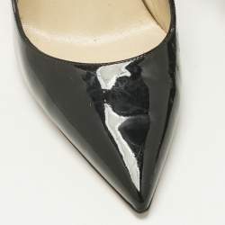 Pre Owned Christian Louboutin Black Patent Leather So Kate Pumps Size 42
