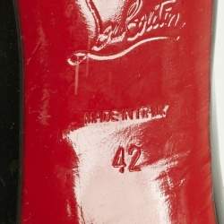 Pre Owned Christian Louboutin Black Patent Leather So Kate Pumps Size 42