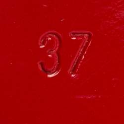 Pre Owned Christian Louboutin Brown Spiked Suede Guerilla Open Toe Slouchy Ankle Boots Size 37