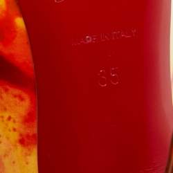 مملوكة مسبقًا Christian Louboutin Fifi Size 35 Multicolor Patent Leather Pumps