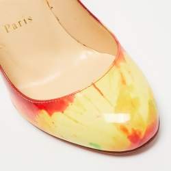 مملوكة مسبقًا Christian Louboutin Fifi Size 35 Multicolor Patent Leather Pumps
