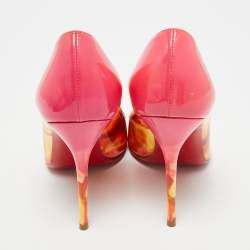 مملوكة مسبقًا Christian Louboutin Fifi Size 35 Multicolor Patent Leather Pumps