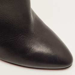 مملوكة مسبقًا حذاء بوت للكاحل كريستيان لوبوتان ليفيتيبوتي جلد أسود مقاس 39