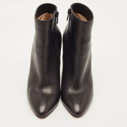 مملوكة مسبقًا حذاء بوت للكاحل كريستيان لوبوتان ليفيتيبوتي جلد أسود مقاس 39