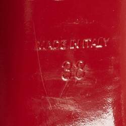 مملوكة مسبقًا حذاء كعب عالي كريستيان لوبوتان مزخرف كريستال مرصع فوليس جلد و شبكة ذهبي مقاس 38.5