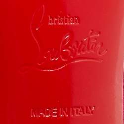 مملوكة مسبقًا Christian Louboutin Christeriva Size 38 Two Tone Canvas and Suede Ankle Strap Sandals