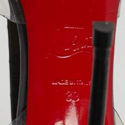 مملوكة مسبقًا Christian Louboutin Nosy Size 39 Transparent Leather and PVC Spike T-Strap Slingback Pumps
