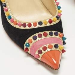 مملوكة مسبقًا Christian Louboutin Malabar Hill Size 41 Multicolor Patent Leather and Suede Pumps