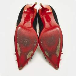 مملوكة مسبقًا Christian Louboutin Malabar Hill Size 41 Multicolor Patent Leather and Suede Pumps