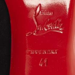 مملوكة مسبقًا Christian Louboutin Malabar Hill Size 41 Multicolor Patent Leather and Suede Pumps