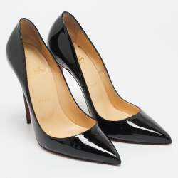 مملوكة مسبقًا Christian Louboutin So Kate Size 39.5 Black Patent Leather Pumps