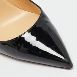 مملوكة مسبقًا Christian Louboutin So Kate Size 39.5 Black Patent Leather Pumps