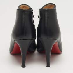مملوكة مسبقًا Christian Louboutin Belle Size 36.5 Black Leather Booties