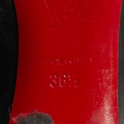 مملوكة مسبقًا Christian Louboutin Belle Size 36.5 Black Leather Booties