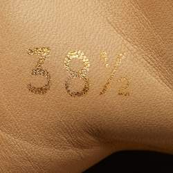 Pre Owned Christian Louboutin Louis Spikes Size 38.5 Multicolor Leather High Top Sneakers