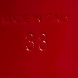 مملوكة مسبقًا Christian Louboutin Degramule Size 38 Transparent PVC Slide Sandals