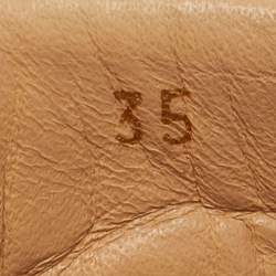 Pre Owned حذاء رياضي كريستيان لوبوتان "فييرا" جلد أبيض مقاس 41