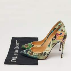 مملوكة مسبقًا Christian Louboutin Pigalle Follies Size 39 Multicolor Patent Leather Pumps