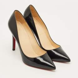 Pre Owned Christian Louboutin So Kate Size 38 Black Patent Leather Pumps