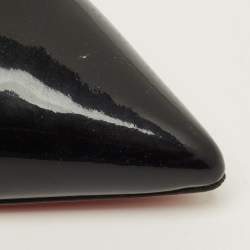 Pre Owned Christian Louboutin So Kate Size 38 Black Patent Leather Pumps