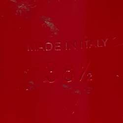 مملوكة مسبقًا صندل كريستيان لوبوتان بيلبروسا زرقاء شامواه شراريب مقاس 38.5