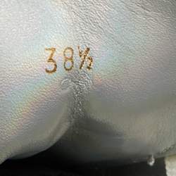 Pre Owned Christian Louboutin Fun Vieira Size 38.5 Multicolor Fabric and Iridescent Leather Low Top Sneakers