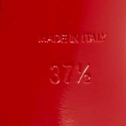 Pre Owned Christian Louboutin Galativi Strass Size 37.5 Black Crystal Embellished Mesh and Suede Pumps