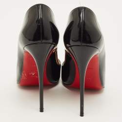 Pre Owned حذاء كعب عالى كريستيان لوبوتان سو كيت جلد بنى مقاس 36.5 