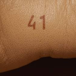 Pre Owned Christian Louboutin Spike Size 41 Multicolor Leather Slip On Sneakers