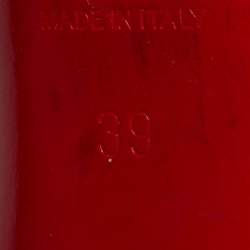 مملوكة مسبقًا Christian Louboutin Daffodile Size 39 Black Leather Platform Pumps