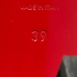 Pre Owned Christian Louboutin Size 39 Black Suede Knee Length Boots