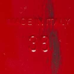 مملوكة مسبقًا Christian Louboutin Iriza Size 38 Black Suede D'orsay Pumps