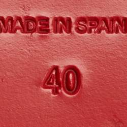 Pre Owned Christian Louboutin Size 40 Multicolor Calf Hair and Leather Ankle Strap Espadrille Flats